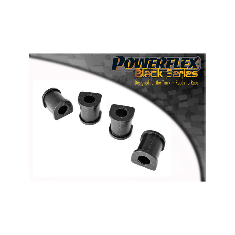 Silent-Bloc Powerflex Zwart Achterrolbeugel 18mm Porsche 911 Classic (74-1977) - PF-R5741218-4N - PFR57-412-18BLK - 5055676517081