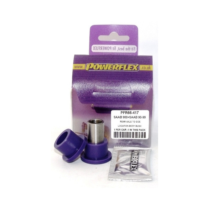 Silent-Bloc Powerflex achteras chassiszijde Saab 90 & 99 (1975-1987) - PF-R66417 - PFR66-417 - 5055676507976