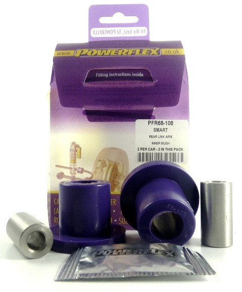 Powerflex bushes for Rear Link Arm Bush Inner Smart ForTwo 450 (1998 - 2007) - PF-R68108-2 - PFR68-108 - 5055676508126