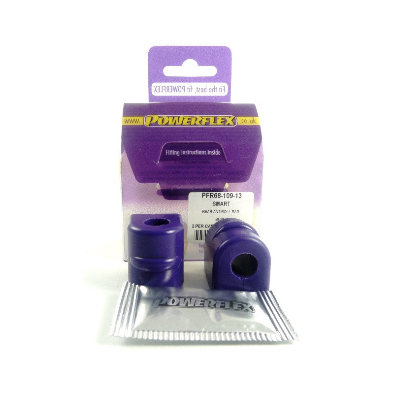 Silent-Bloc Powerflex stabilisatorstang achter Smart ForTwo 450 (1998 - 2007) - PF-R6810913-2 - PFR68-109-13 - 5055676508133