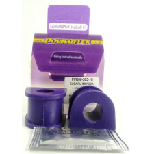 Silent-Bloc Powerflex stabilisatorstang achter op 18 mm chassis Subaru Impreza Turbo, WRX & STi GD,GG (2000 - 2007) - PF-R6930518-2 - PFR69-305-18 - 5055676508539