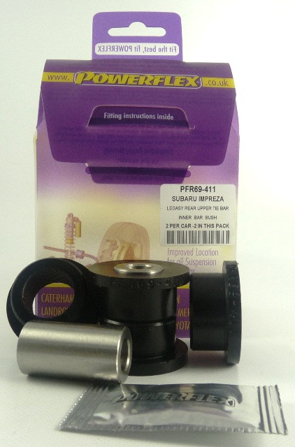 Silent-Bloc Powerflex Intérieur Tirant Supérieur Latéral Train Arrière Subaru Legacy BE, BH (1998 - 2003) - PF-R69411-2 - PFR69-411 - 5055676508591