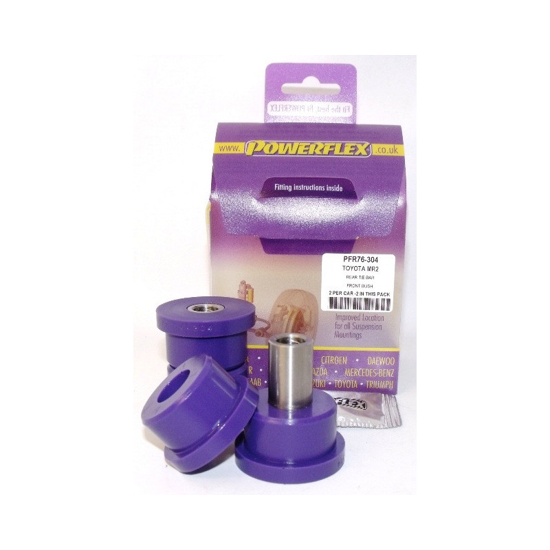 Silent-Bloc Powerflex voorste trekstang achter Toyota MR2 SW20 REV 1 (1989-1991) - PF-R76304-2 - PFR76-304 - 5055676509130