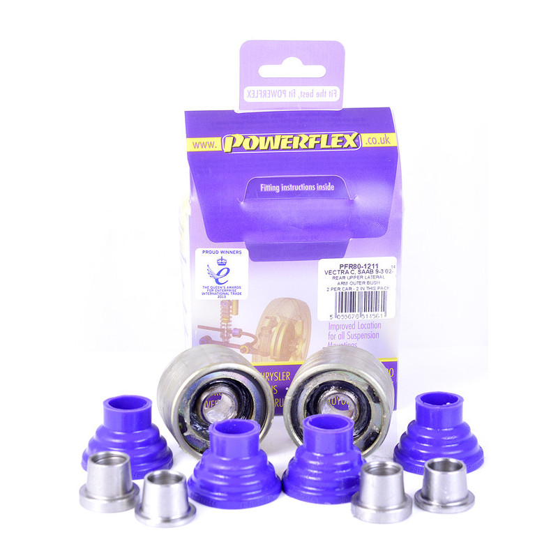Silent-Bloc Powerflex Exterior Bovenarm Achter Cadillac BLS (2005 - 2010) - PF-R801211-2 - PFR80-1211 - 5055676514561