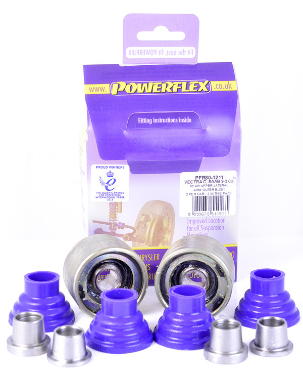 Powerflex bushes for Rear Upper Arm Outer Bush Cadillac BLS (2005 - 2010) - PF-R801211-2 - PFR80-1211 - 5055676514561