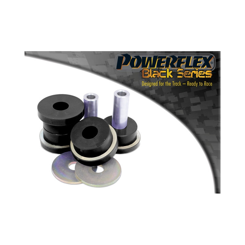 Silent-Bloc Powerflex Zwart Voorwieg Achter Saab 9-3 (2003-2014) - PF-R801235-2N - PFR80-1235BLK - 5055676536112
