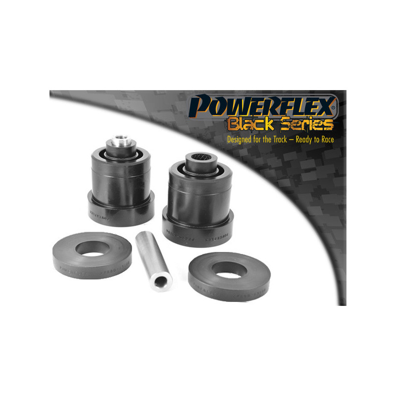 Silent-Bloc Powerflex Black Achterwielophanging op Opel Astra MK5 - Astra H-chassis (2004-2010) - PF-R801310-2N - PFR80-1310BLK - 5055676522399