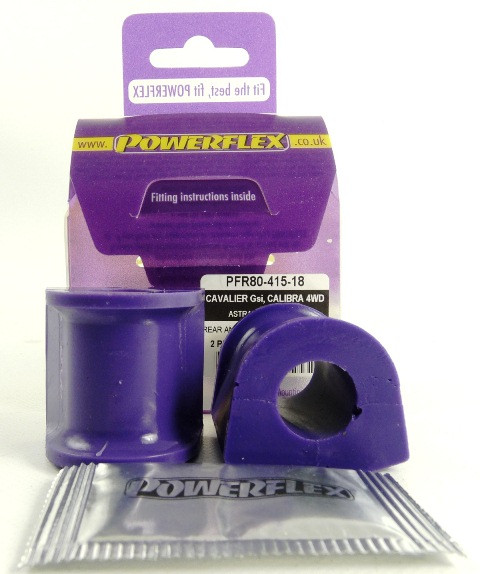 Powerflex Barra Stabilizzatrice Posteriore (interna) 18mm Opel Calibra (1989-1997) - PF-R8041518-2 - PFR80-415-18 - 5055676509888