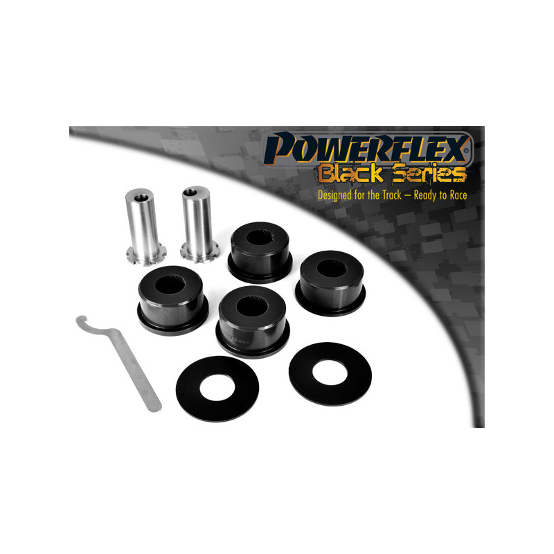 Silent-Bloc Powerflex Zwart Exterieur Achter Arm, Verstelbaar Volkswagen T5 Transporter incl. 4Motion (2003-2015) - PF-R851310G-2N - PFR85-1310GBLK - 5055676527035