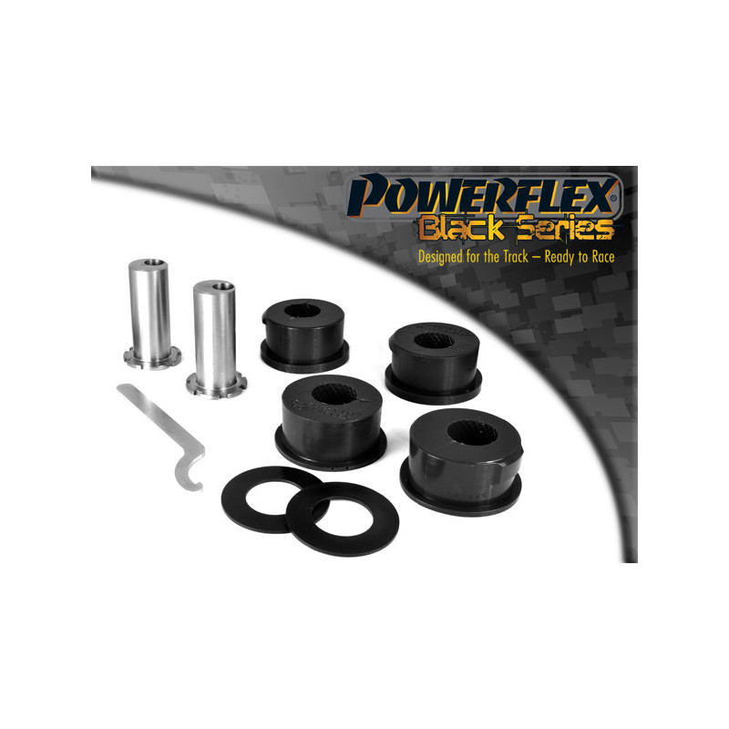 Silent-Bloc Powerflex Zwart Interieur Achter Arm, Verstelbaar Volkswagen T5 Transporter incl. 4Motion (2003-2015) - PF-R851311G-2N - PFR85-1311GBLK - 5055676527103
