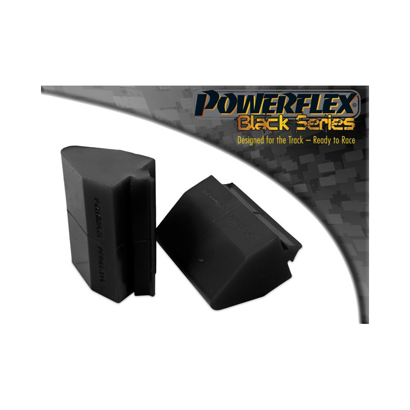 Silent-Bloc Powerflex Zwarte Achterbumper Volkswagen Caddy Mk1 Type 14 (1985-1996) - PF-R85316-2N - PFR85-316BLK - 5055676537171