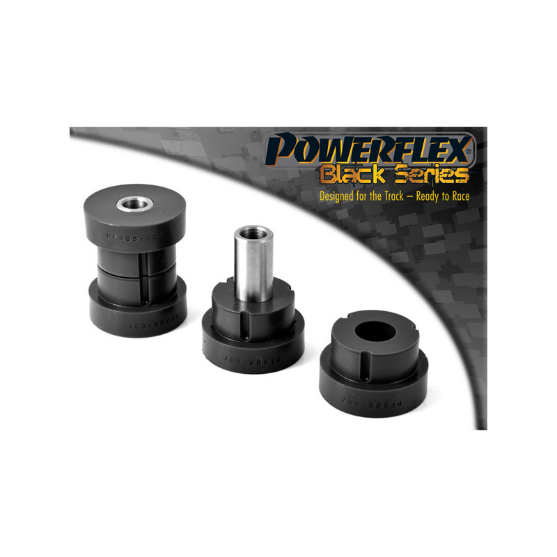 Silent-Bloc Powerflex Black Exterior Lower Centre Arm Rear Volvo S60 (2001-2009), V70-Mk2, S80-Mk1 (2000-2007) - PF-R88607-2N - PFR88-607BLK - 5055676524119