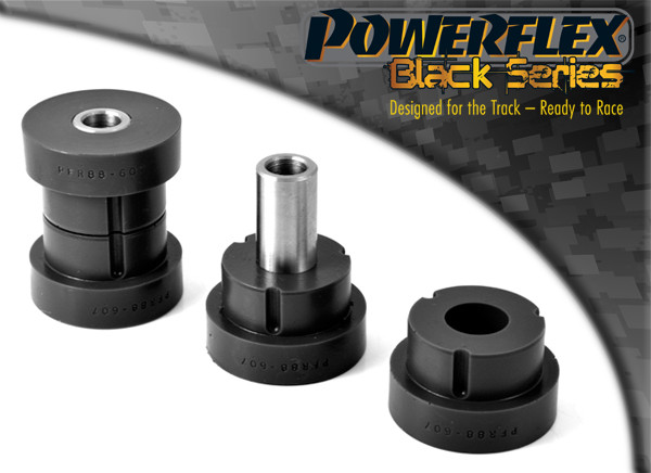 Silent-Bloc Powerflex Black Exterior Lower Centre Arm Rear Volvo S60 (2001-2009), V70-Mk2, S80-Mk1 (2000-2007) - PF-R88607-2N - PFR88-607BLK - 5055676524119