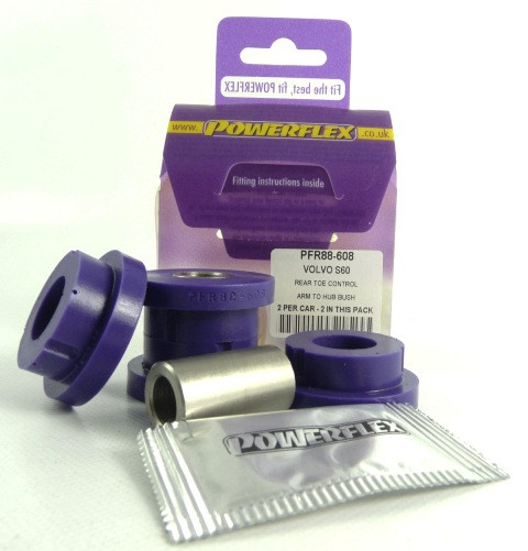 Silentbloc Powerflex pentru brațul spate al trenului de rulare Volvo S60 (2001-2009), V70-Mk2, S80-Mk1 (2000-2007) - PF-R88608-2 - PFR88-608 - 5055676511379
