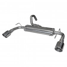 Echappement Inoxcar Silencieux Arrière 1X100 X-RACE droit+gauche ABARTH 695 TRIBUTO FERRARI 180CV après 2009 diam 48