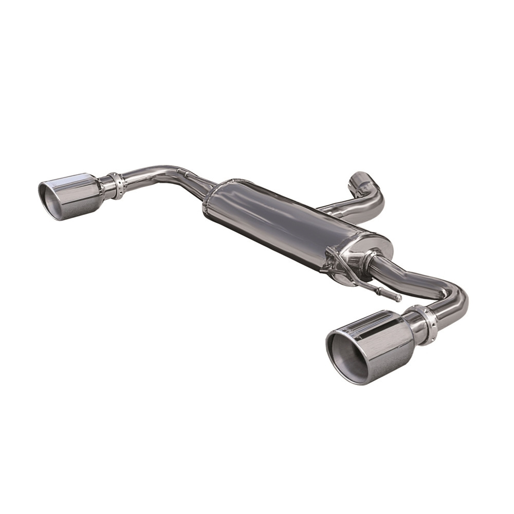 Echappement Inoxcar Silencieux Arrière 1X100 X-RACE droit+gauche VOLKSWAGEN GOLF 6 2.0 TSI GTi 210CV après 2009 - IC-WGO40XR10 - WGO.40.XR10 - 3661768368473