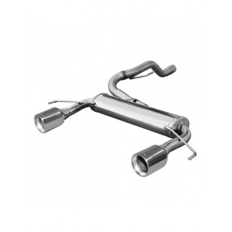 Inoxcar Exhaust Rear Silencer 1X102 right+left OPEL CORSA D OPC 1.6T Nurburgring (210HP) after 2012 diam 54,5
