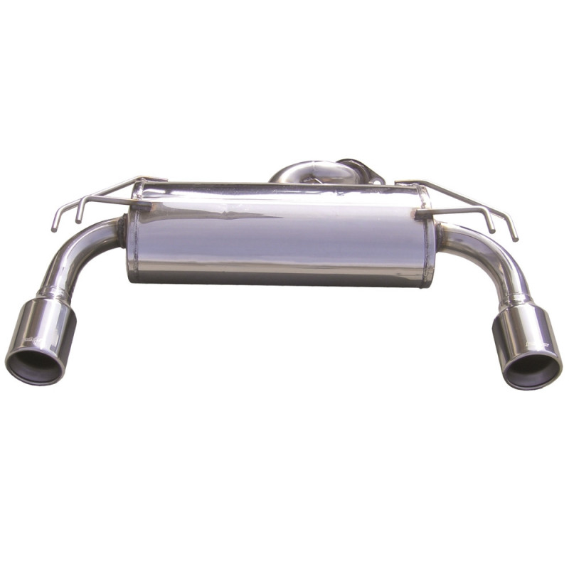 Inoxcar Exhaust Rear Silencer 1X102 right+left MITSUBISHI LANCER EVO X 2.0 TURBO (295HP) after 2009 - IC-MILA08102 - MILA.08.102 - 3661768271711