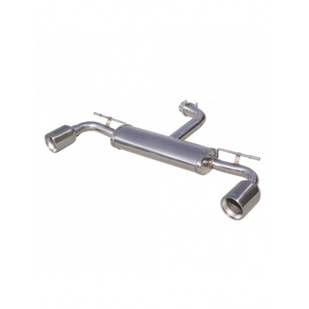 Scarico Inoxcar Silenziatore Terminale 1X102 destra+sinistra VOLKSWAGEN GOLF 7 2.0 GTi (220CV) dopo il 2013