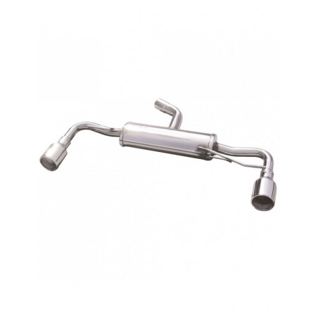 Scarico Inoxcar Silenziatore Terminale 1X102 destra+sinistra VOLKSWAGEN MAGGIOLINO 2.0 TFSI (200CV) dopo il 2012 diam 65