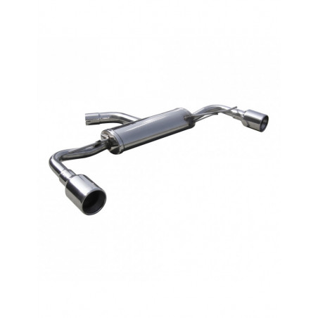 Scarico Inoxcar Silenziatore Terminale 1X102 destra+sinistra VOLKSWAGEN SCIROCCO 2.0 R TSI DSG (265CV) dopo il 2010
