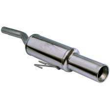 Uitlaat Inoxcar Achterdemper 1X102 FIAT PUNTO Type 176 91 1.2 16V 86CV voor 1999 - IC-FIPN05102 - FIPN.05.102 - 3661768113967
