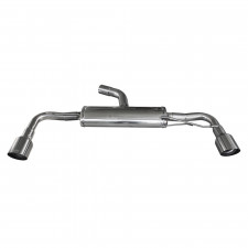 Scarico Inoxcar Silenziatore Terminale 1X102 RACING destra+sinistra VOLKSWAGEN SCIROCCO 2.0 R TSI DSG (265CV) dopo il 2010