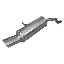 Afdekking Inoxcar Silencieux Arrière 1X120X80 RENAULT Clio 3 1.2 TURBO 100CV après 2009 diam 40 - IC-RECL27120 - RECL.27.120 - 3661768337882