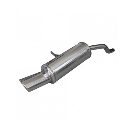 Scarico Inoxcar Silenziatore Terminale 1X120X80  RENAULT Clio 3 1.2 TURBO (100CV) dopo il 2009  diam 40