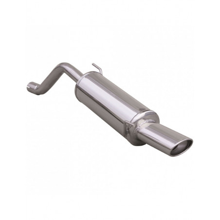 Echappement Inoxcar Silencieux Arrière 1X120X80 ABARTH PUNTO EVO 1.4 TURBO MultiAir 165CV après 2010 diam 55