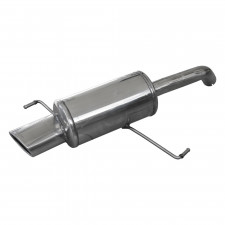 Echappement Inoxcar Silencieux Arrière 1X120X80 ALFA ROMEO 147 1.6 TS 105CV après 2001 diam 48