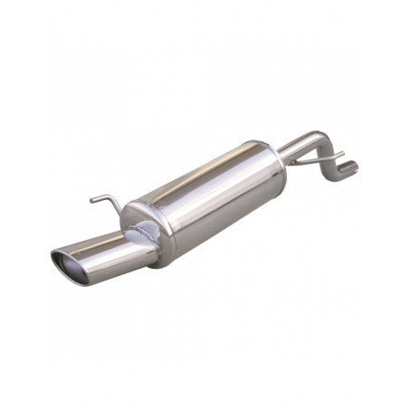Scarico Inoxcar Silenziatore Terminale 1X120X80 FIAT GRANDE PUNTO (Tipo 199) 1.4 (77CV) / 1.4 16V (95CV) dopo il 2005 diam 45