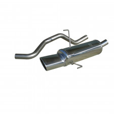 Echappement Inoxcar Silencieux Arrière 1X120X80 FIAT PUNTO 2B Type 188 1.9 JTD 85CV après 2003 diam 50
