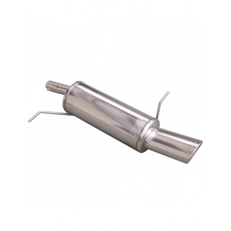 Scarico Inoxcar Silenziatore Terminale 1X120X80 FORD FIESTA 6° serie (‘08) 1.2 16V (60CV-82CV) dopo il 2008 diam 42