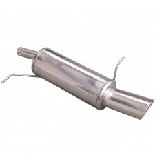 Scarico Inoxcar Silenziatore Terminale 1X120X80 FORD FIESTA 6° serie (‘08) 1.4 16V (96CV) dopo il 2008 diam 42