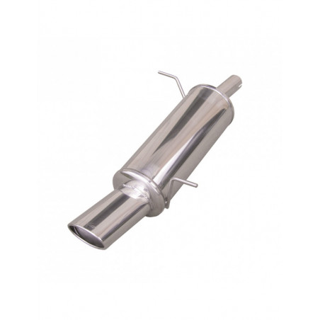 Inoxcar Exhaust Rear Silencer 1X120X80 FORD FIESTA 6° serie (‘08) 1.6 16V (120HP) after 2009 diam 48