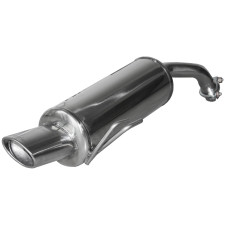 Achterdemper 1x120x80 Inoxcar Mitsubishi Colt CZT 1.5 Turbo 150pk na 2005 - IC-MICZT01120 - MICZT.01.120 - 3661768102589