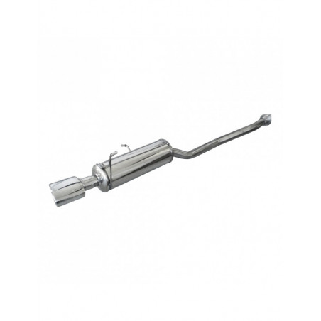 Inoxcar Exhaust Rear Silencer 1X120X80 Oblique BMW Z3 Roadster 1.9 (140HP) 1995-1999