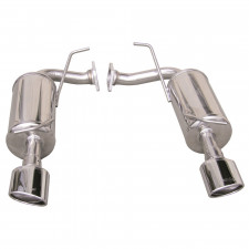 Scarico Inoxcar Silenziatore Terminale 1X120X80 Obliquo destra+sinistra MAZDA 6 2.3 TURBO 16V (260CV) dopo il 2005