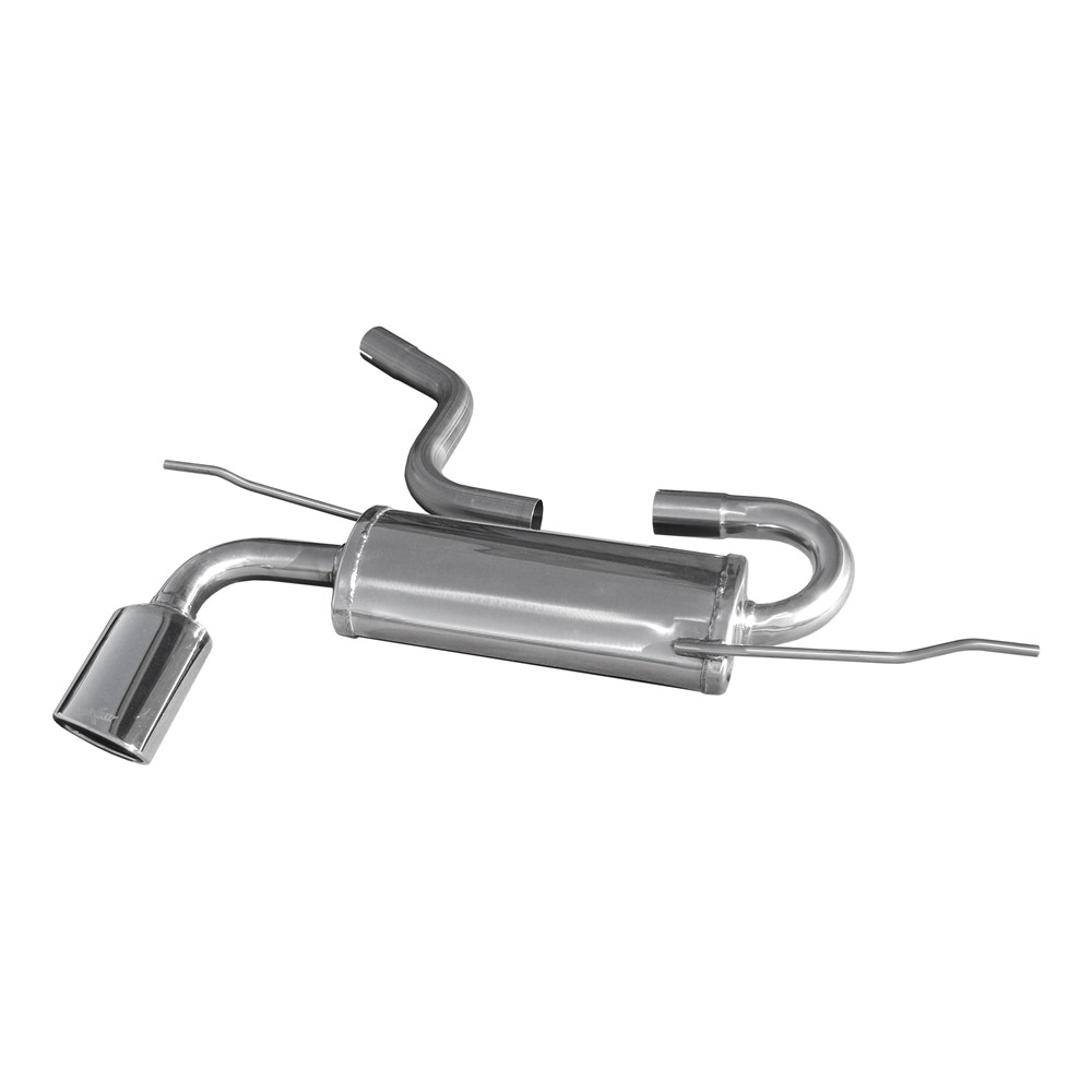 Inoxcar Exhaust Rear Silencer 1X120X80 Oblique SEAT LEON II (Type 1P) 1.6 (102HP) after 2005 - IC-SELE15SB - SELE.15.SB - 3661768344965