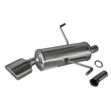 Uitlaat Inoxcar Achterdemper 1X120X80 PEUGEOT 206 SW 1.6 16V 110CV na 2002 - IC-PE20617120 - PE206.17.120 - 3661768321294