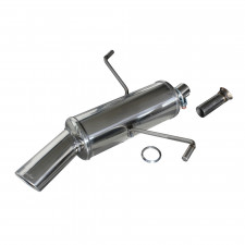 Scarico Inoxcar Silenziatore Terminale 1X120X80 PEUGEOT 206 SW 2.0 16V (136CV) 2002-2004