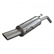 Scarico Inoxcar Silenziatore Terminale 1X120X80 PEUGEOT 207 CC 1.6 16V (120CV) dopo il 2007