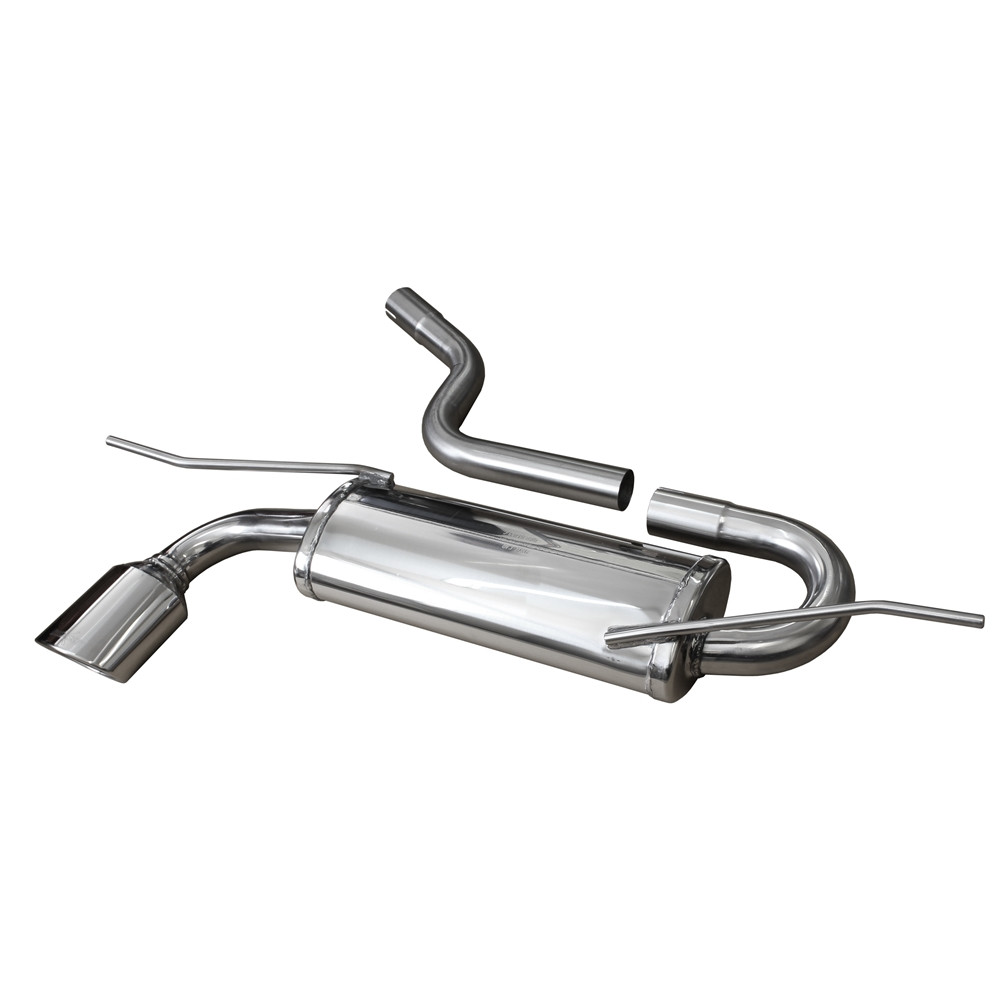 Scarico Inoxcar Silenziatore Terminale 1X120X80 SEAT LEON III serie (Tipo 5F) 1.4 TSi  (122CV) dopo il 2012 - IC-SELE18120 - SELE.18.120 - 3661768398371