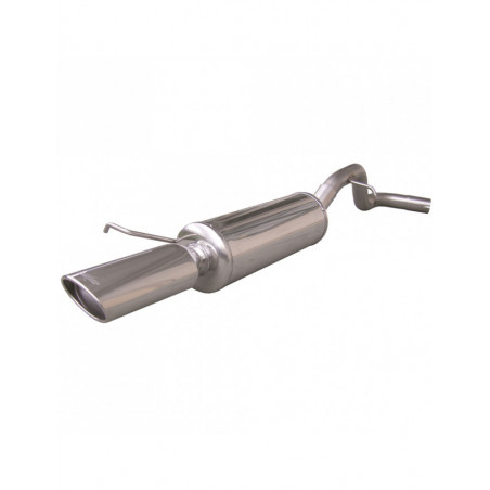 Inoxcar Exhaust Rear Silencer 1X120X80 SEAT LEON (Type 1M) 1.6 8V (100HP) after 2000