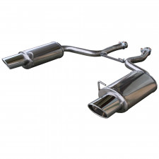 Inoxcar Exhaust Rear Silencer 1X150X105 Oblique right+left AUDI 3° serie RS4 4.2 V8 (420HP) after 2006