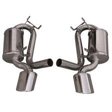 Scarico Inoxcar Silenziatore Terminale 1X150X105 Obliquo D+S PORSCHE 911 serie 997 CARRERA 4S 3.8 (355CV) dopo il 2005