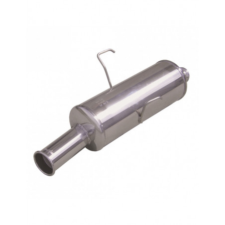 Inoxcar Exhaust Rear Silencer 1X76 Retrò Style PEUGEOT 106 MK 2 1.6 16V RALLYE / GTi / 1.6 16V 1996-2003