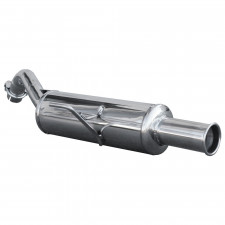 Echappement Inoxcar Silencieux Arrière 1X76 Retrò Style RENAULT CLIO 2 RS 2.0 phase2 172CV 2002-2003 diam 54
