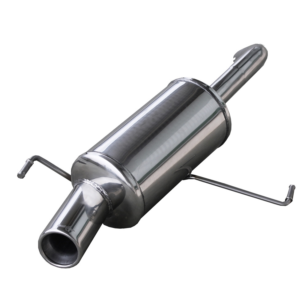 Inoxcar Exhaust Rear Silencer 1X80 ALFA ROMEO 147 1.6 TS (105HP) after 2001 diam 48 - IC-AL1470580 - AL147.05.80 - 3661768105023
